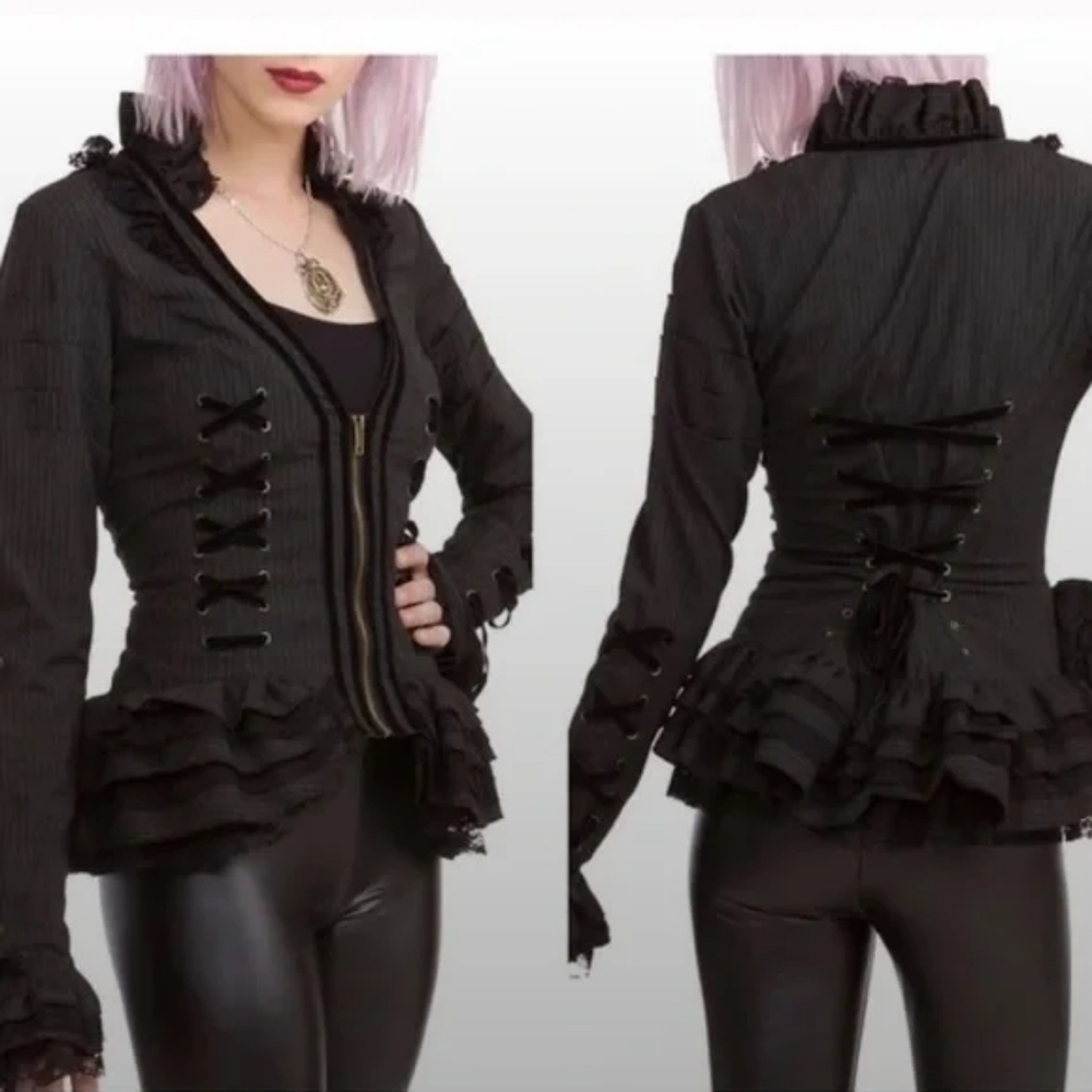 ISO!!!! hot topic spin doctor florence jacket in size S or XS